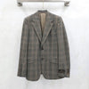 GUCCI Braun kariertes Logo-Patch Jacket 46 4154 163158673 [P]