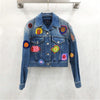 Louis Vuitton Limited Edition Multi-Patch Denim Jacket 38 3670 163158545 [P]