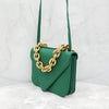 Bottega Veneta Envelope Bold Chain Mount Shoulder Bag Green 5208 163156212 [P]