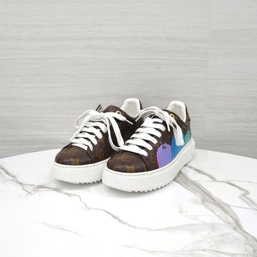LOUIS VUITTON クサマ・ヤヨイ 限定版 タイムアウト スニーカー 35 10490 163157045 [P]