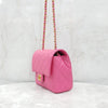 CHANEL ピンク クラシック ミニ チェーン フラップバッグ 内蔵チップ 7807 163156083 [P]