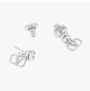 Valentino Crystal Drop Earrings with V Logo 161768658 [P]