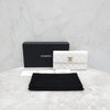 CHANEL Weiße Kaviar Klapp-Geldbörse mit CC-Logo AP3133 8676 163158131 [P]