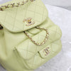 CHANEL Grünes Duma Einsteck-Rucksack 163156917 [P]