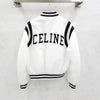CELINE ロゴパッチクロップバージョンバイカー秋冬ジャケット 36 2W803227R 5788 163158534 [P]
