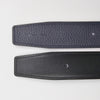 Hermes Reversible Dual-Sided Black 32mm Belt with Silver Buckle 160106348 [P]