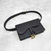 DIOR ブラックサドルポーチベルトバッグ S5619CBAA 9623 163156538 [P]