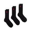 AMI Heart A Logo Socken Schwarz BFA600377 001 45117777 [P]
