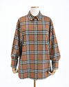 BURBERRY チェック シャツ 80843101 ブラウン 160616610 [P]