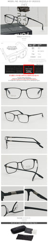 OTHER Bussola 01 003 Luxus Matt Schwarz Metall Rahmen Rechteckig 115906767 [P]