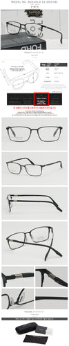 other Saphilo Eyeglasses Frame BUSSOLA 02 003 Square Luxury Metal Frame Matte Black 115906764 [P]