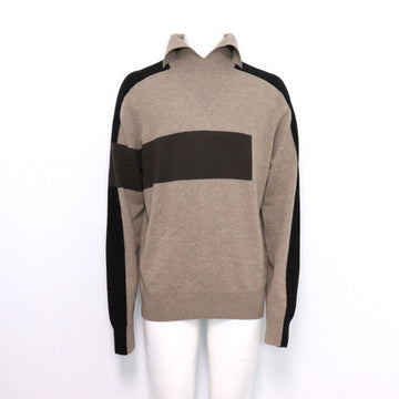 Hermes H367225HA Colorblock Wool Neck Polo Men's Shirt Knit 37185 152899043 [P]