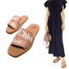 CHLOE Woody Logo Print Mules Sandalen Auswahl aus 3 Modellen 47890868 [P]