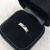 TIFFANY & CO Diamant 1P Together Doppel Milgrain Band Ring Platin 4.5 3360498 [P]