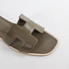 Hermes Iconic H Cutout Box Calfskin Sandals 156517861 [P]
