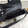 DIOR ブラックレザーサドルストラップバッグ 702 163156280 [P]