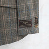 GUCCI Braun kariertes Logo-Patch Jacket 46 4154 163158673 [P]