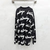 BALENCIAGA Baumwolle 3D Scribble Logo Strick L 7846 163158821 [P]