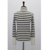 J.CREW Gestreifter Knopf Mockneck Pullover C9964 45116779 [P]