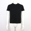 GIVENCHY ブラックコットンミニ刺繍ロゴ男女共用半袖Tシャツ BA70033YM3 152898654 [P]