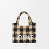 LOEWE Raffia Check Mini Tote Bag 4461 163154901 [P]