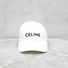 CELINE Baumwoll-Baseballmütze Weiß 2AUS9969P 8098 163158417 [P]