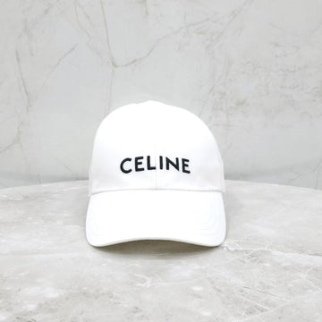 CELINE Baumwoll-Baseballmütze Weiß 2AUS9969P 8098 163158417 [P]