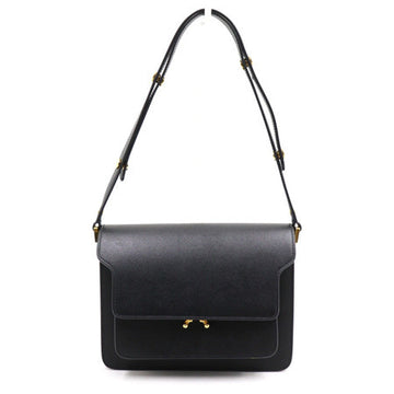 MARNI Damen Schultertasche TRUNK aus schwarzem Saffiano-Leder aa49488 152892476 [P]