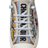 Dior Work And Women T-Wold Embroidered Diver Canvas Sneakers 36.5 143520606 [P]