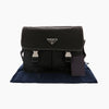 Prada Nylon Saffiano Leather Buckle Shoulder Bag 157091454 [P]