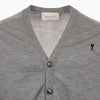 AMI Cardigan mit grauem Herzlogo 160968813 [P]