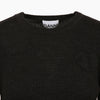 GANNI Lace Logo Patches Pullover Phantom Sweater 160969022 [P]