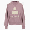 Isabel Marant MOBY Logo Rosewood Ecru Sweatshirt 161407872 [P]