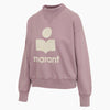 Isabel Marant MOBY Logo Rosewood Ecru Sweatshirt 161407872 [P]
