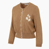 Isabel Marant Wool Logo Cardigan in Camel 161407703 [P]