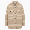 Isabel Marant Wool Stripe Shirt Coat 161407833 [P]
