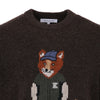 MAISON KITSUNE Kleidungsstück aus Wolle mit geschmücktem Fuchs 163194881 [P]