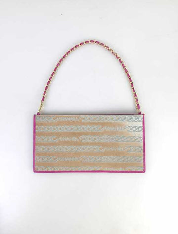 CHANEL Suede Chain Pouch 11083 142957114 [P]