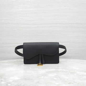 DIOR ブラックサドルポーチベルトバッグ S5619CBAA 9623 163156538 [P]