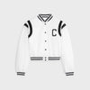 CELINE ロゴパッチクロップバージョンバイカー秋冬ジャケット 36 2W803227R 5788 163158534 [P]