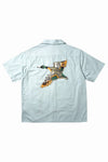 WILD DONKEY Flying Duck Sunset Shirt CA02 042 Sage 2007 157554387 [P]