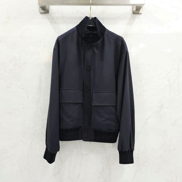 DIOR アイコンハリントンコットンシルクジャケット 46 493C422 1671 163158687 [P]
