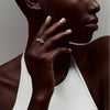 Hermes Chaine d'Ancre Enchainee Silver Women's Ring Small Model H109507B 00052 143271550 [P]
