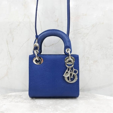 DIOR レザーエキゾチック レディースバッグ ミニ M0500PIWZ 7393 163154804 [P]