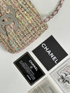 CHANEL ビッグCCツイードピンクチェーンショルダーバッグ 3VCHB28765 129344812 [P]
