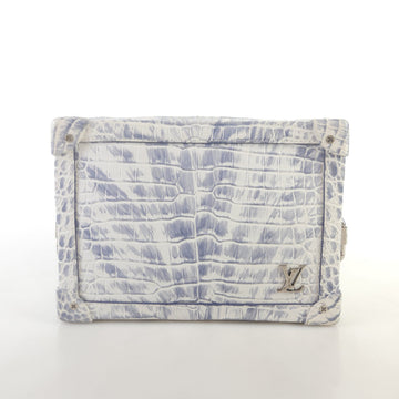 Louis Vuitton Exotic Alligator Crocodile Soft Trunk Shoulder Bag Crossbody 9277 131848483 [P]