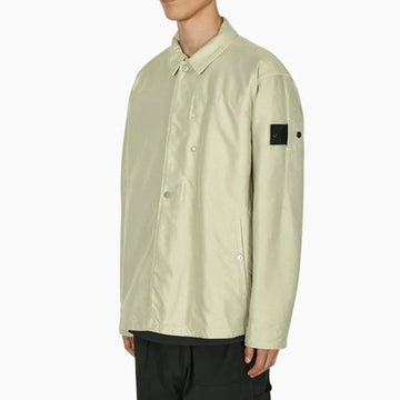 STONE ISLAND ナイロンコットンオーバーシャツ エクリュ 771910515 V0091 36771290