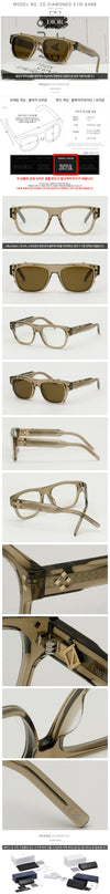 Dior Clip-On Sunglasses with Blue Light Blocking Metal Frame 162844859 [P]