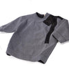 No. 21 Oversized Neoprene Gray Sweatshirt 160328380 [P]