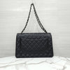 CHANEL Klassische Flap Bag Maxi Lammleder Schwarz mit Silber-A58601 10118 14376699 [P]